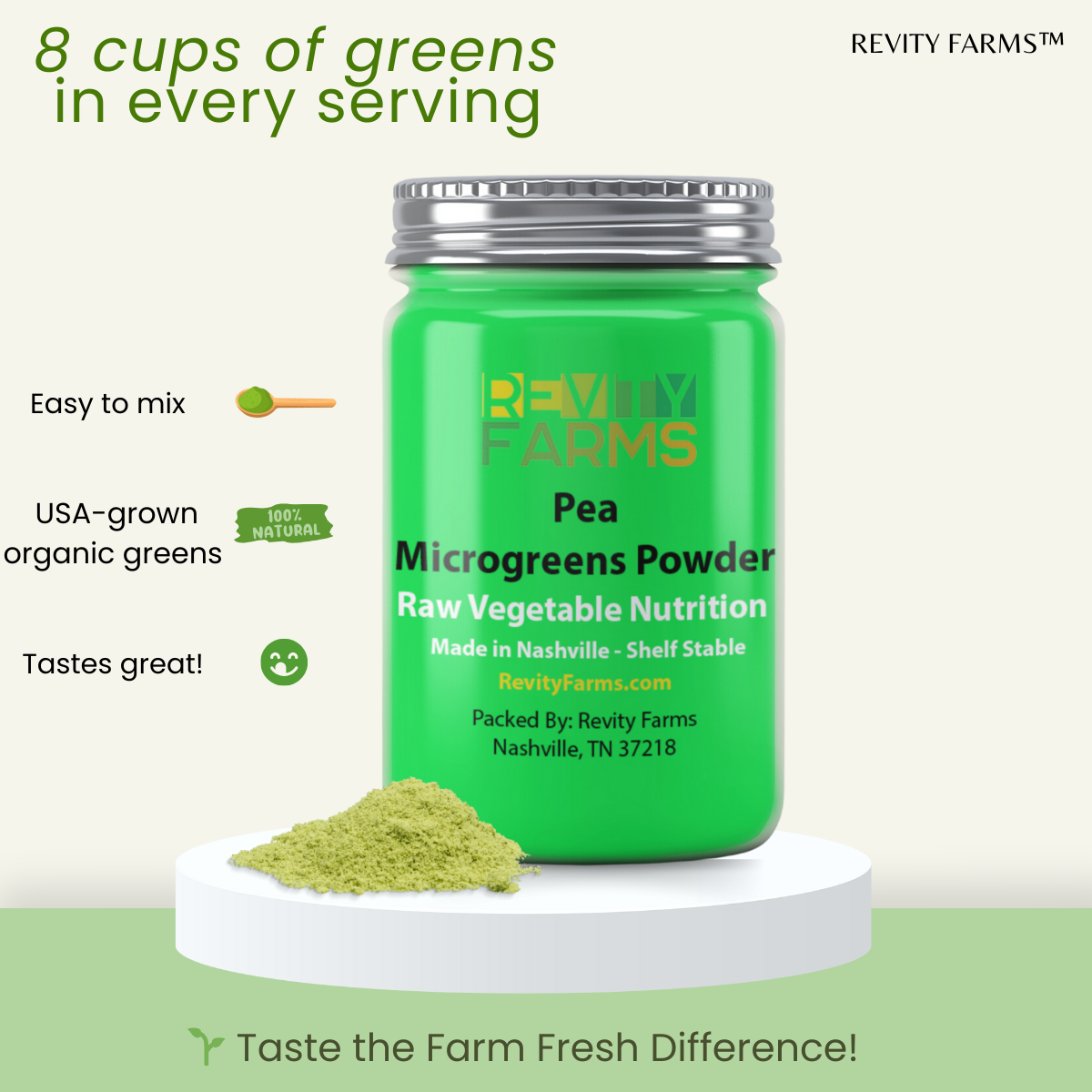SuperFood - Concentrated Microgreen Powder - Freeze Dried