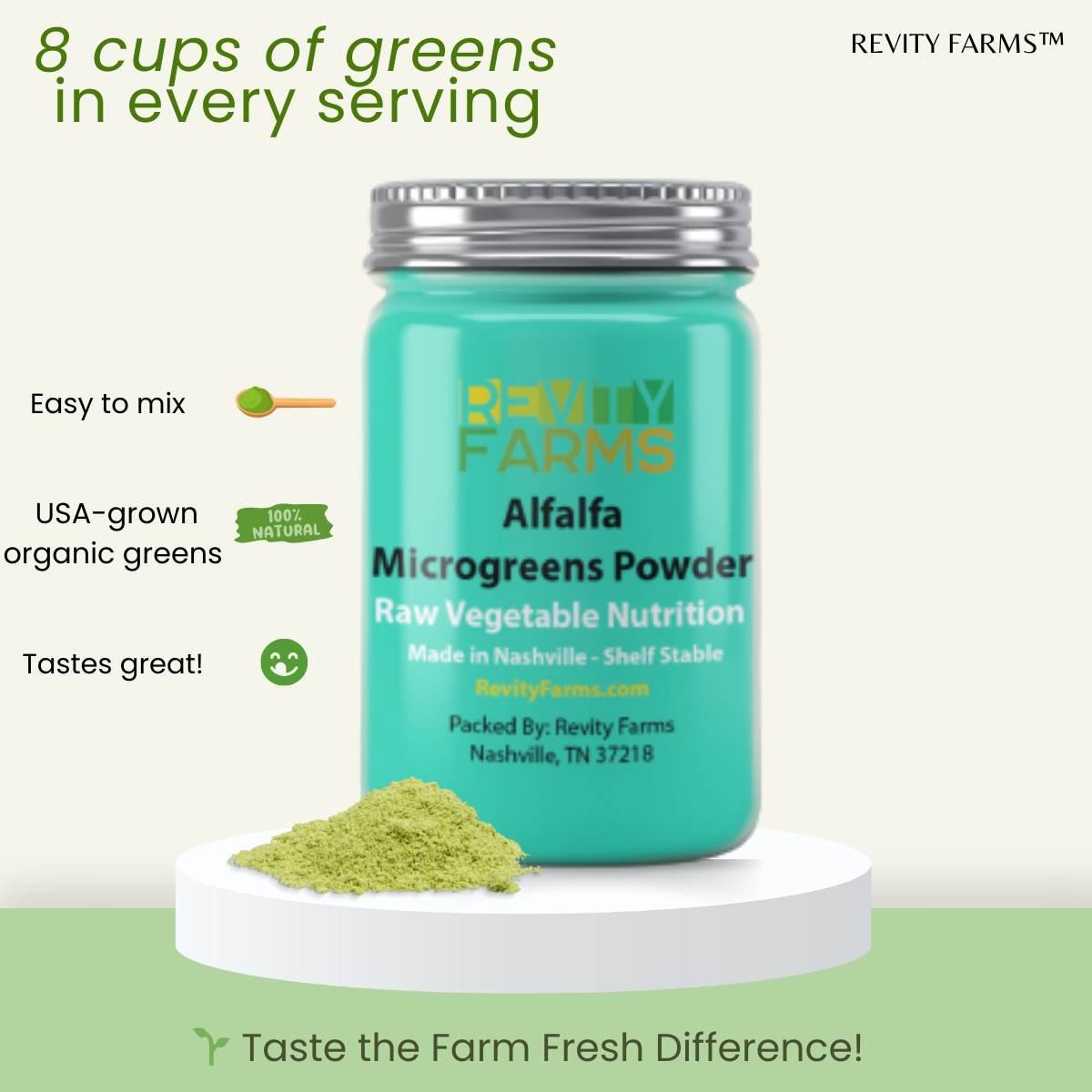 SuperFood - Concentrated Microgreen Powder - Freeze Dried