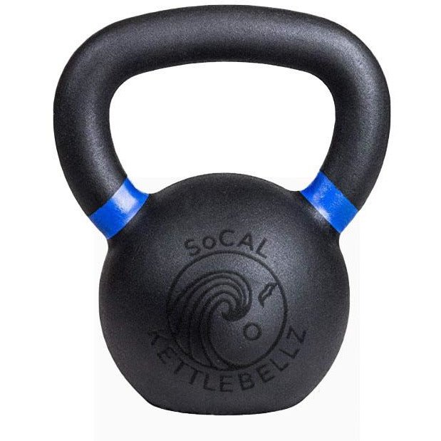 12 kg (26 lb) Powder-Coated Cast-Iron Kettlebell – Black | SoCal Kettlebellz