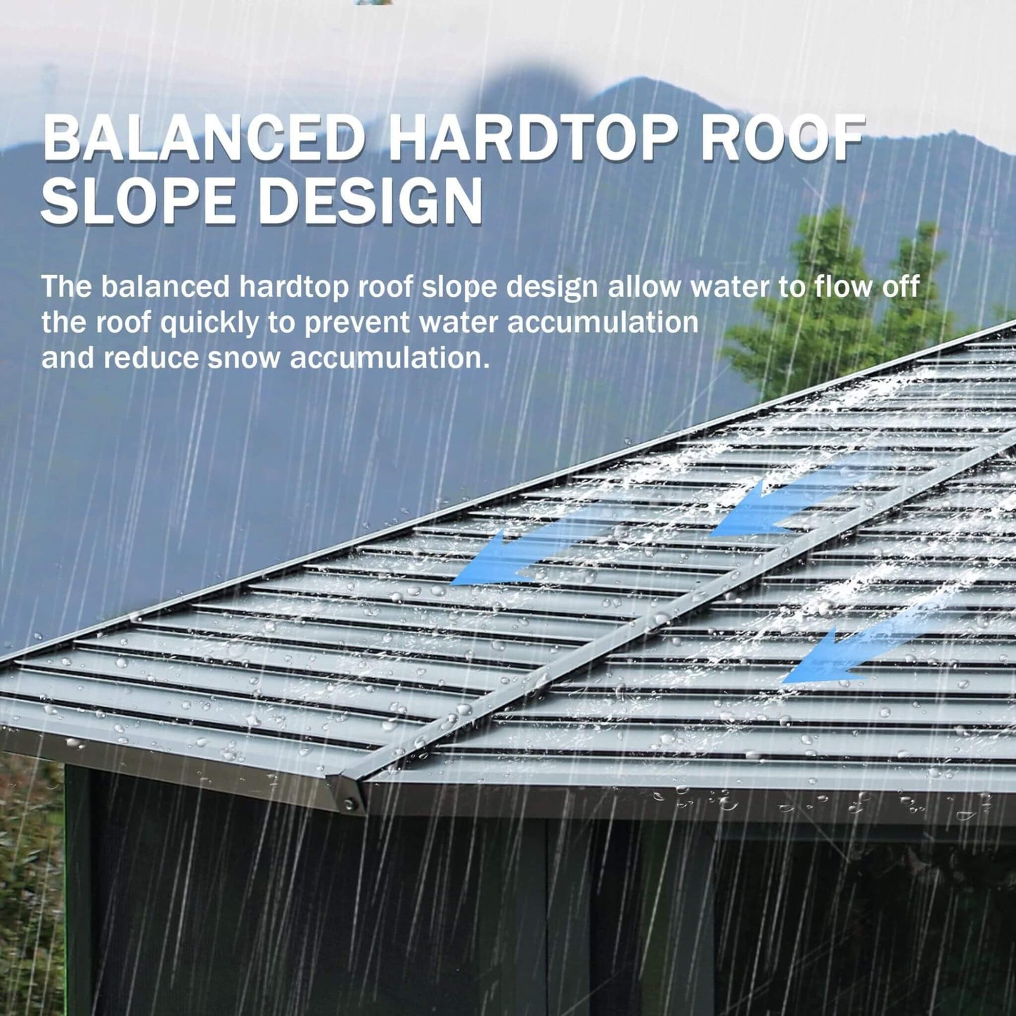 [12X12FT] Large Octagonal Sunroom Solarium With Lockable Sliding Doors And Galvanized Steel Sloping Roof (SAK47843)