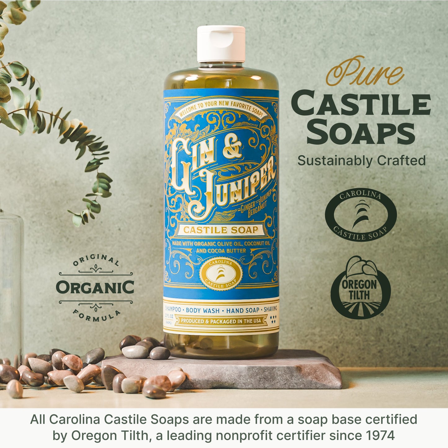 Gin & Juniper Castile Soap