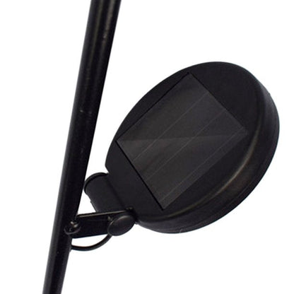 SolarEra Garden Stake Solar Lights Outdoor Sun Decor, Crackle Glass