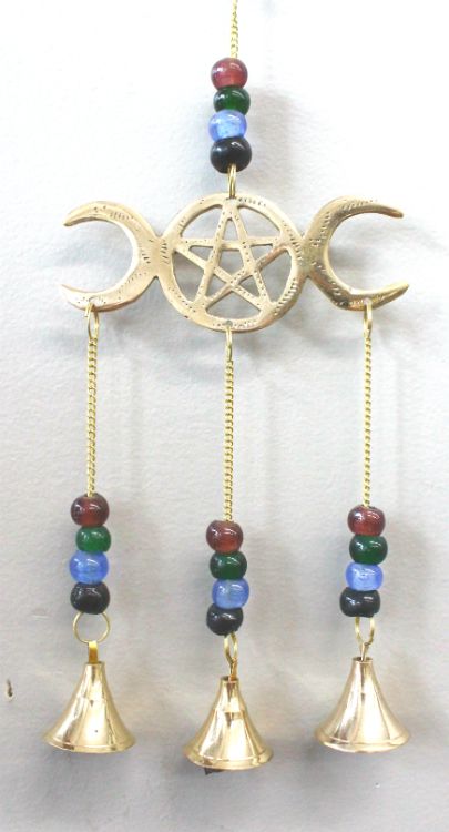 Triple Moon Brass Chime