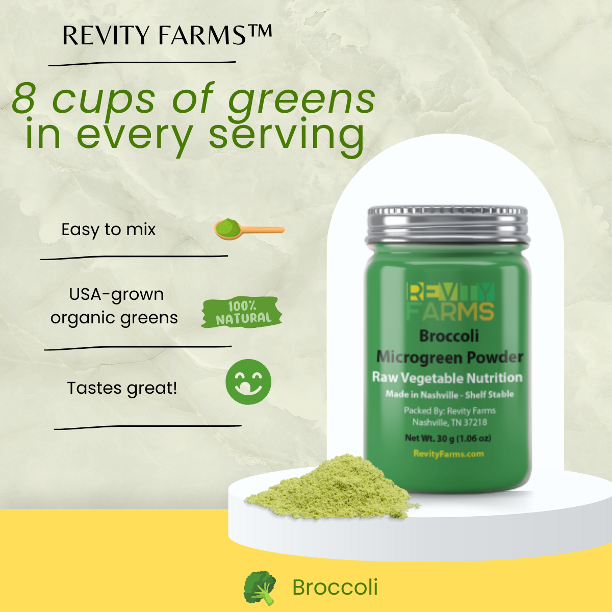 SuperFood - Concentrated Microgreen Powder - Freeze Dried