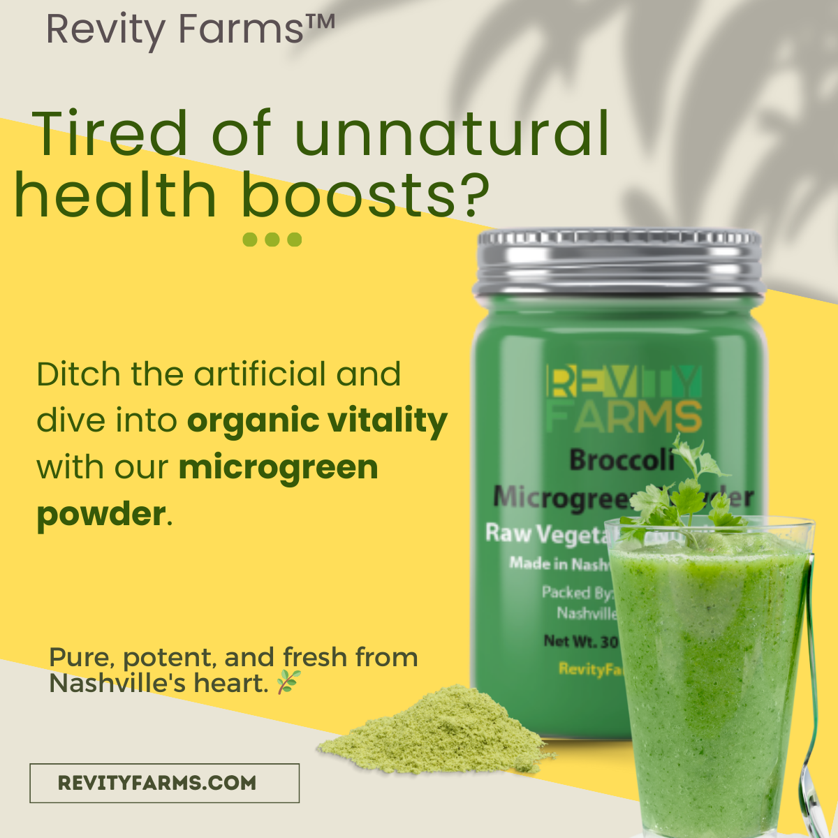 SuperFood - Concentrated Microgreen Powder - Freeze Dried