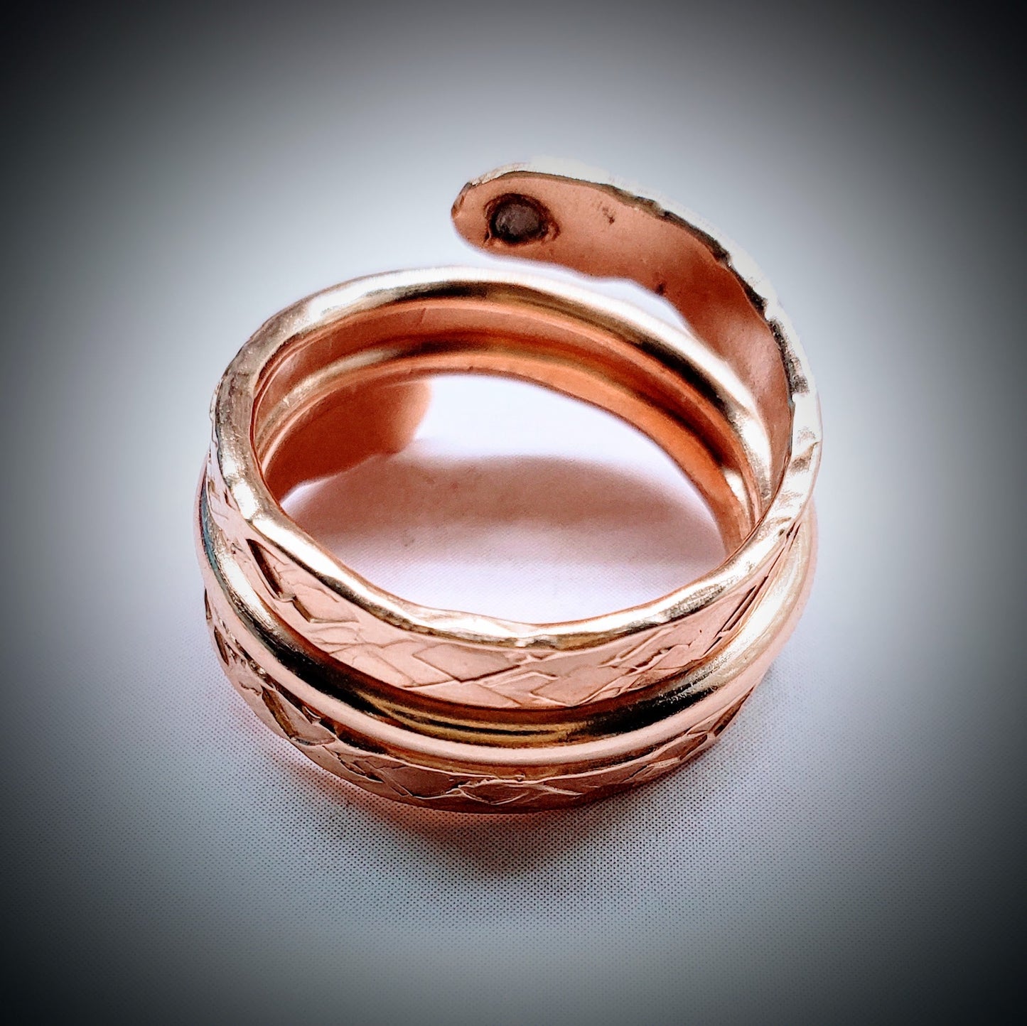 Crystal Embedded Wrap Around Ring