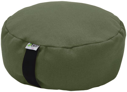 Zafu Meditation Cushion 100% Hemp  - Hemp Fabric and Hemp Hurd Filling from Midwest USA  CARBON NEGATIVE