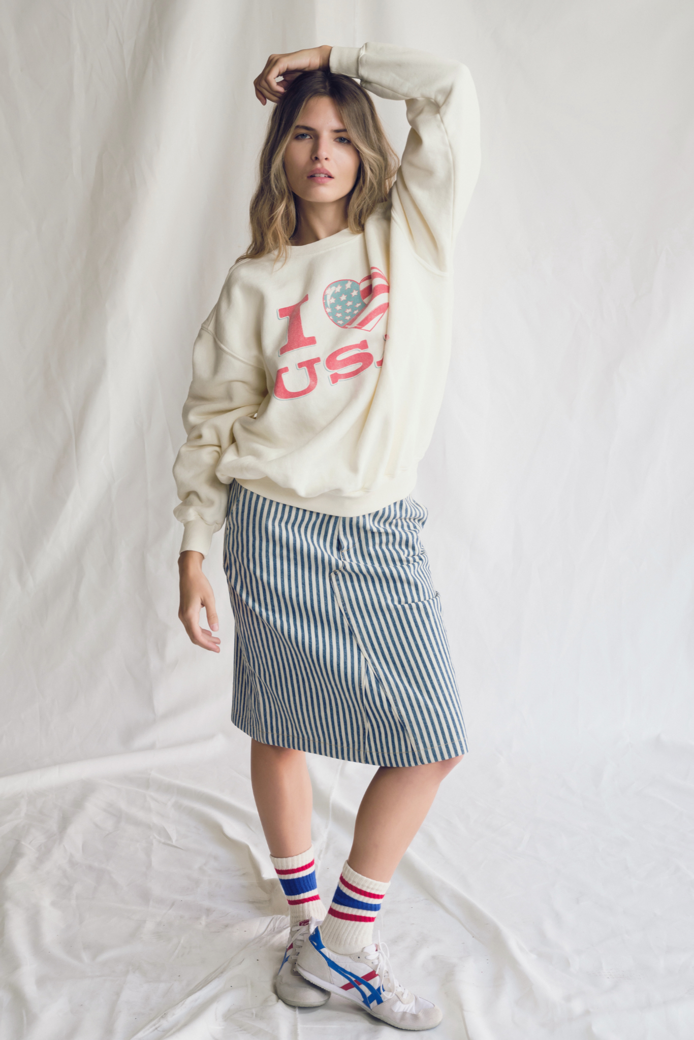 I Love USA Crewneck