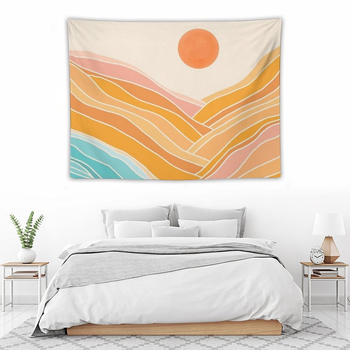 Adventure Is On The Horizon - Abstract Landscape Tapestry