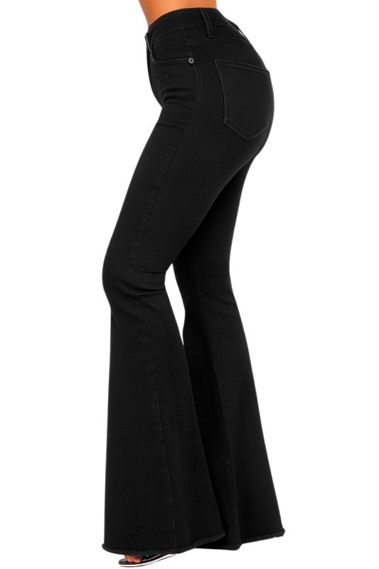 Black Denim Bell Bottom Jean- Made in USA