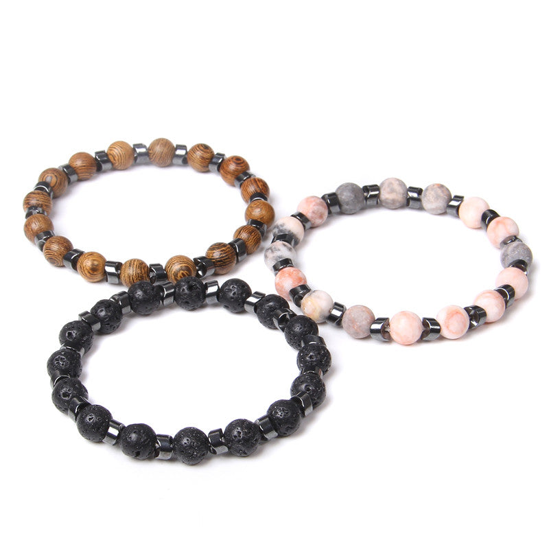 Ocean Wave Positivity Magnetic Therapy Bracelet