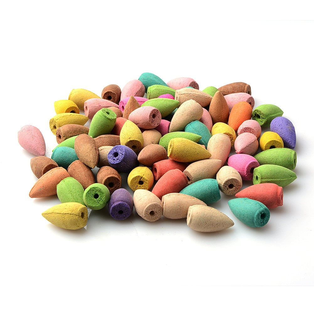 70 Pieces Set Backflow Incense Cones - 19 Scents