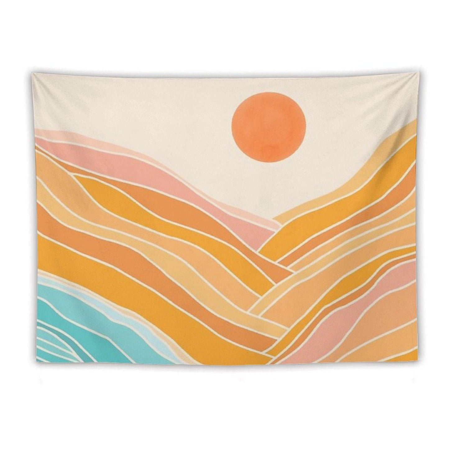Adventure Is On The Horizon - Abstract Landscape Tapestry