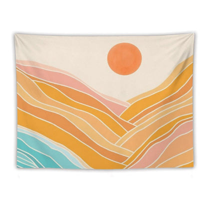 Adventure Is On The Horizon - Abstract Landscape Tapestry