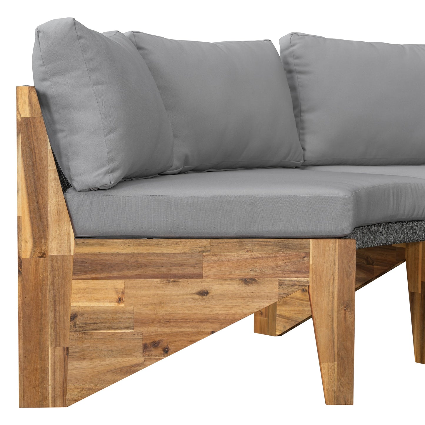 6 - Person Outdoor Seating Group with Cushions and A Coffee Table(old