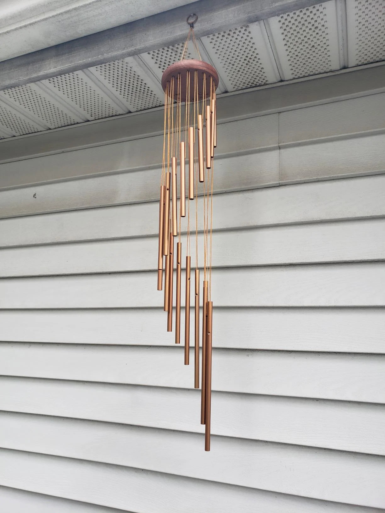 ® 36" Gold Wind Chimes for Outside,Memorial Wind Chimes with 18 Aluminum Tubes and S Hook,Clearance Wind Chimes for Home Garden Hanging Decor