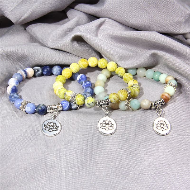Sodalite Peace & Self-Esteem Bracelet