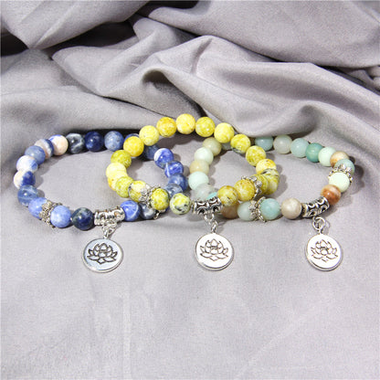 Sodalite Peace & Self-Esteem Bracelet