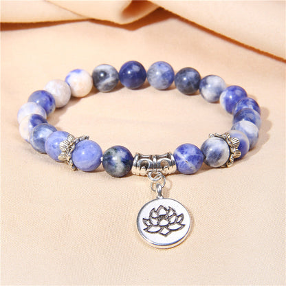 Sodalite Peace & Self-Esteem Bracelet