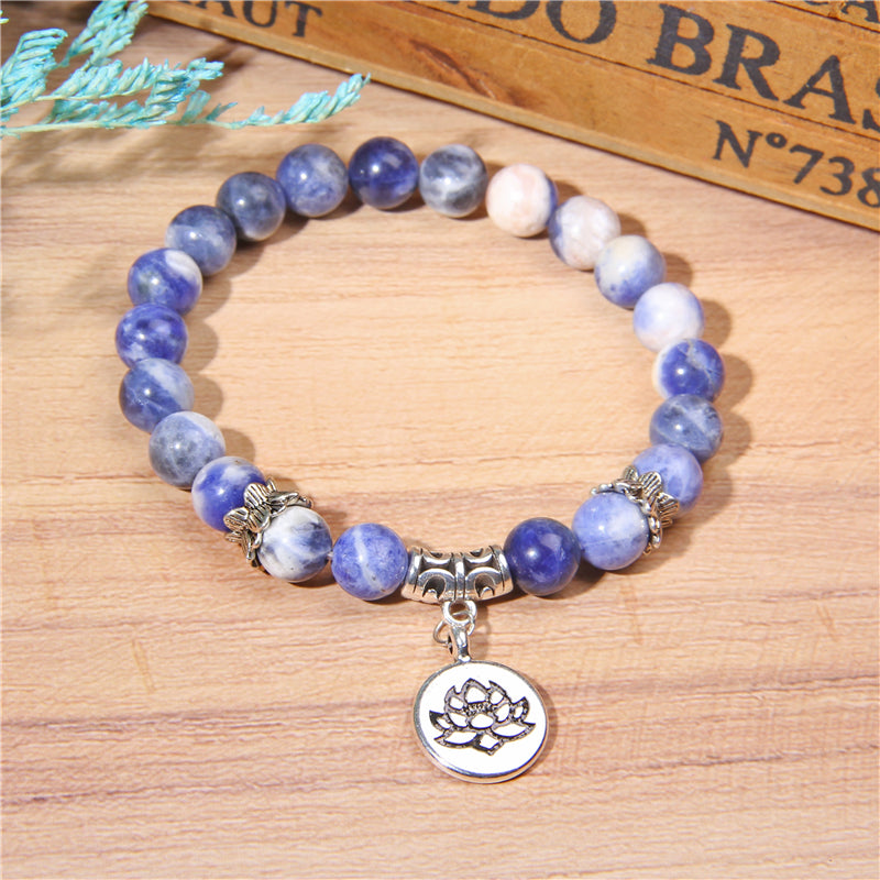 Sodalite Peace & Self-Esteem Bracelet