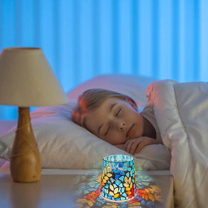 DIY Mosaic Night Light Kit, Make Your Own Mosaic Night Light, DIY Stained Glass Set, Crafts Kit for Teens Adults, Handmade Artwork Gifts Valentines Day Birthday Gift