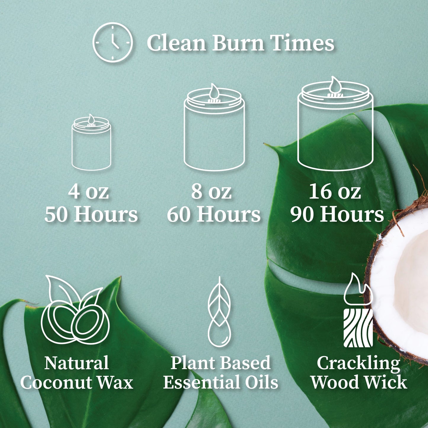 Palo Santo | Wood Wick Candle with Natural Coconut Wax