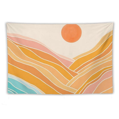 Adventure Is On The Horizon - Abstract Landscape Tapestry