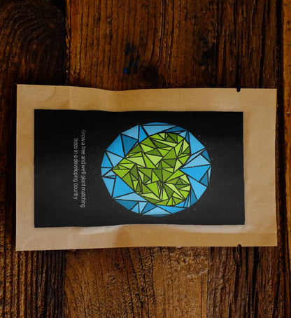 Earth with Heart Tree - Plants 100 Trees