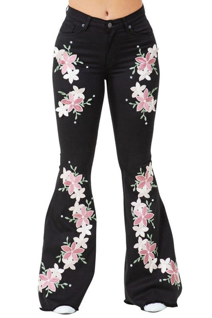 Angela Bell Bottom Jean - inseam 34