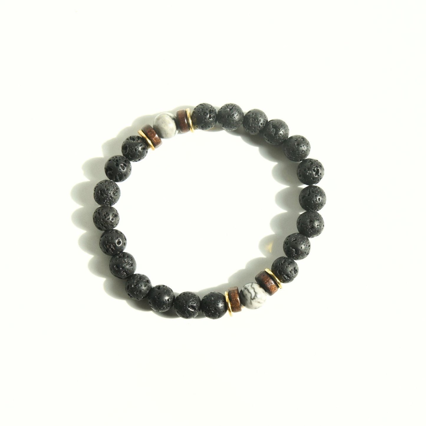 Lava Stone Energy Bracelet | Inner Strength