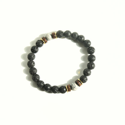 Lava Stone Energy Bracelet | Inner Strength
