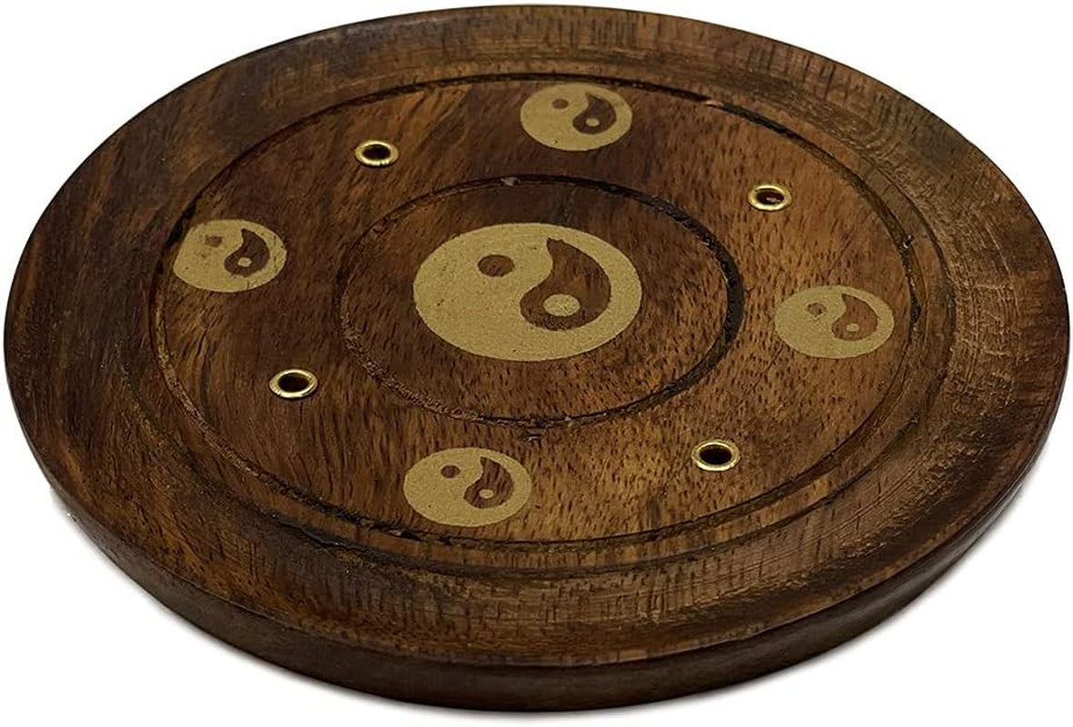 Incense Burner Holder Plate Tray Disk for Sticks Cones Ash Catcher Style #1