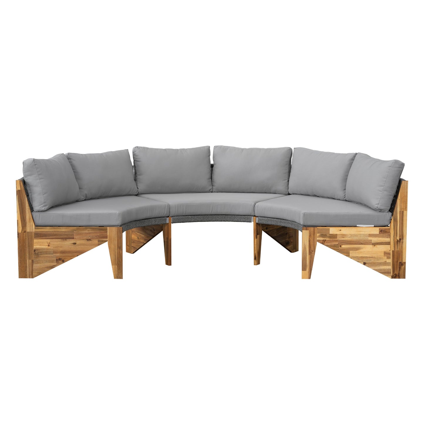 6 - Person Outdoor Seating Group with Cushions and A Coffee Table(old