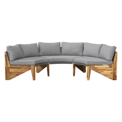 6 - Person Outdoor Seating Group with Cushions and A Coffee Table(old