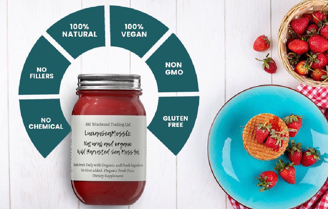 Organic Fresh Sweet Potato Pie Sea Moss Gel