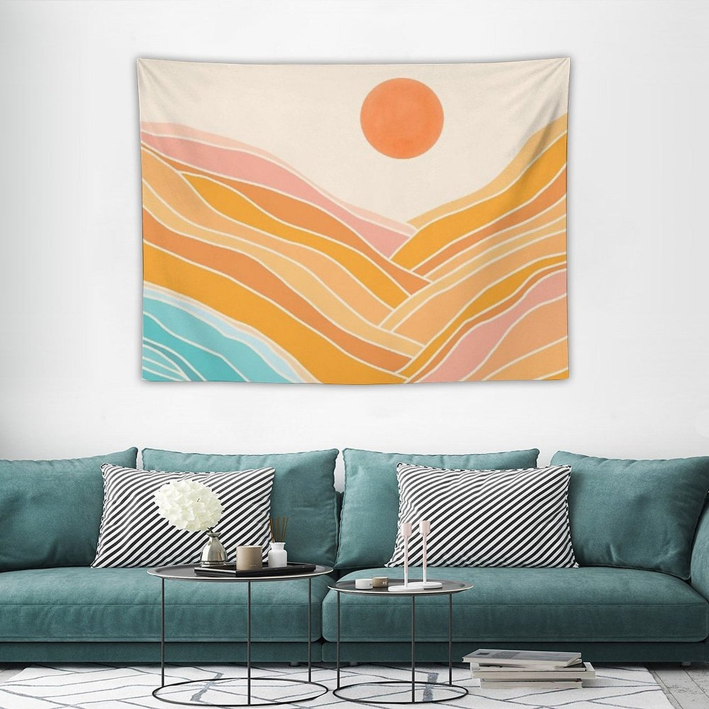 Adventure Is On The Horizon - Abstract Landscape Tapestry
