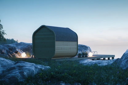 SAUNA EVOLUTION® Luxury Barrel Sauna Serenity Nature Air 8