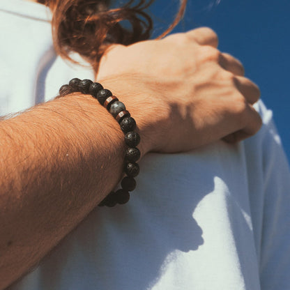 Lava Stone Energy Bracelet | Inner Strength