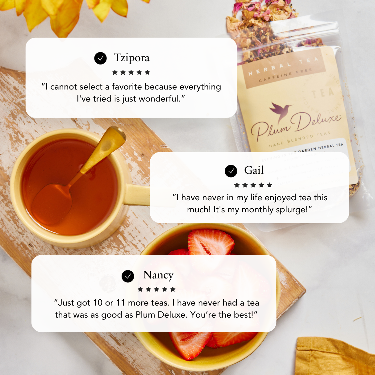 Pears and Cinnamon Herbal Tea