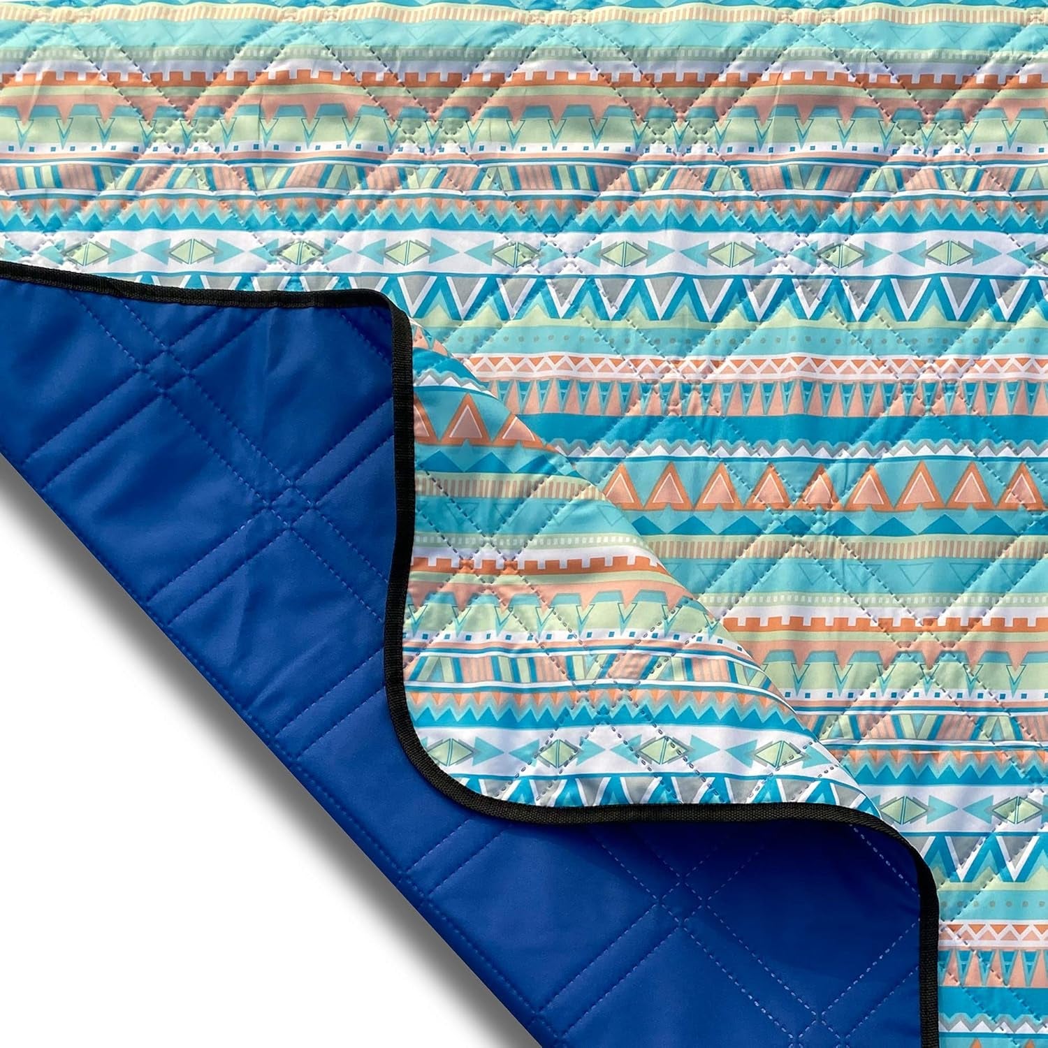 Picnic Blanket Beach Blanket Sandproof Waterproof 79''X59'' 3 Layers, Sandproof Beach Blanket, Picnic Blanket Waterproof Extra Large Beach Blanket (Bohemia 79X59)
