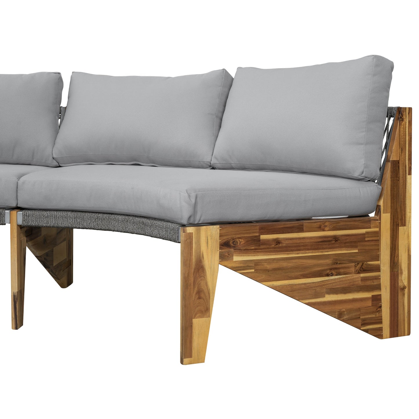 6 - Person Outdoor Seating Group with Cushions and A Coffee Table(old