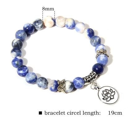 Sodalite Peace & Self-Esteem Bracelet