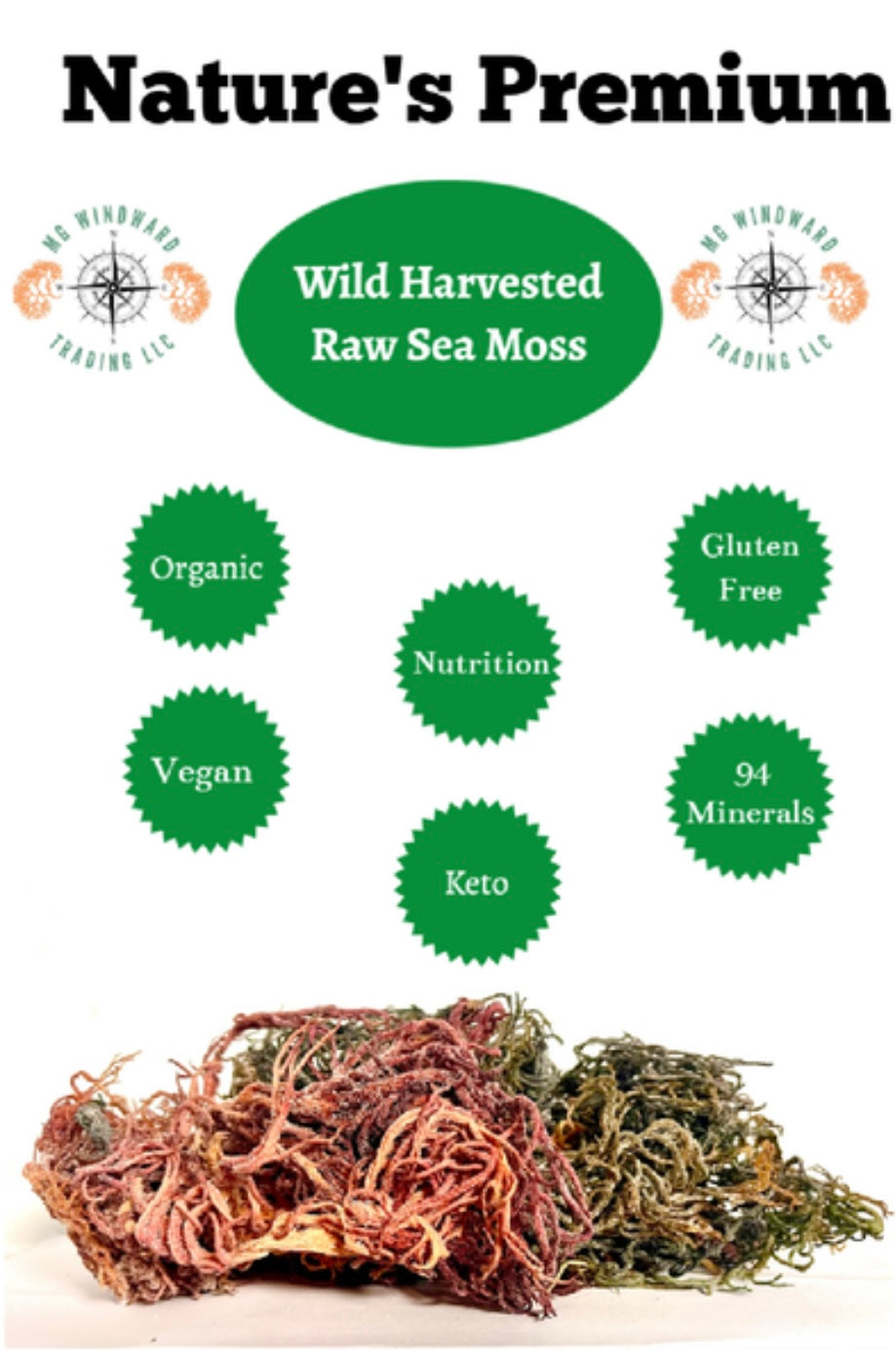 Wild Harvested Purple Certified Raw Sea Moss