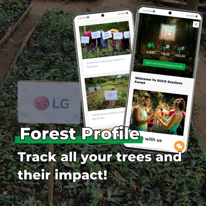 Earth with Heart Tree - Plants 100 Trees