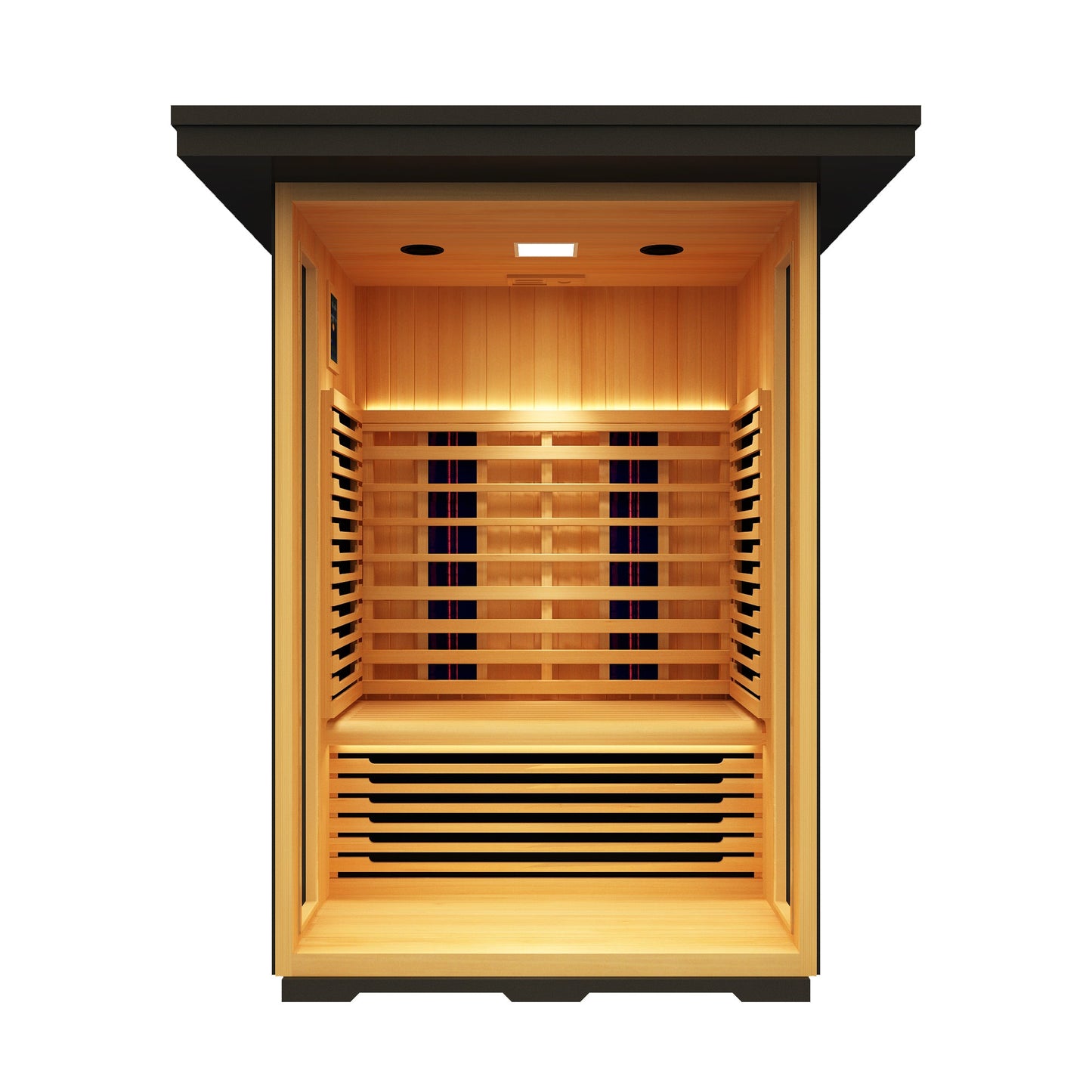 Peak Saunas Patagonia Luxury 2-Person Outdoor Full Spectrum Infrared Sauna with Smart WiFi App Control