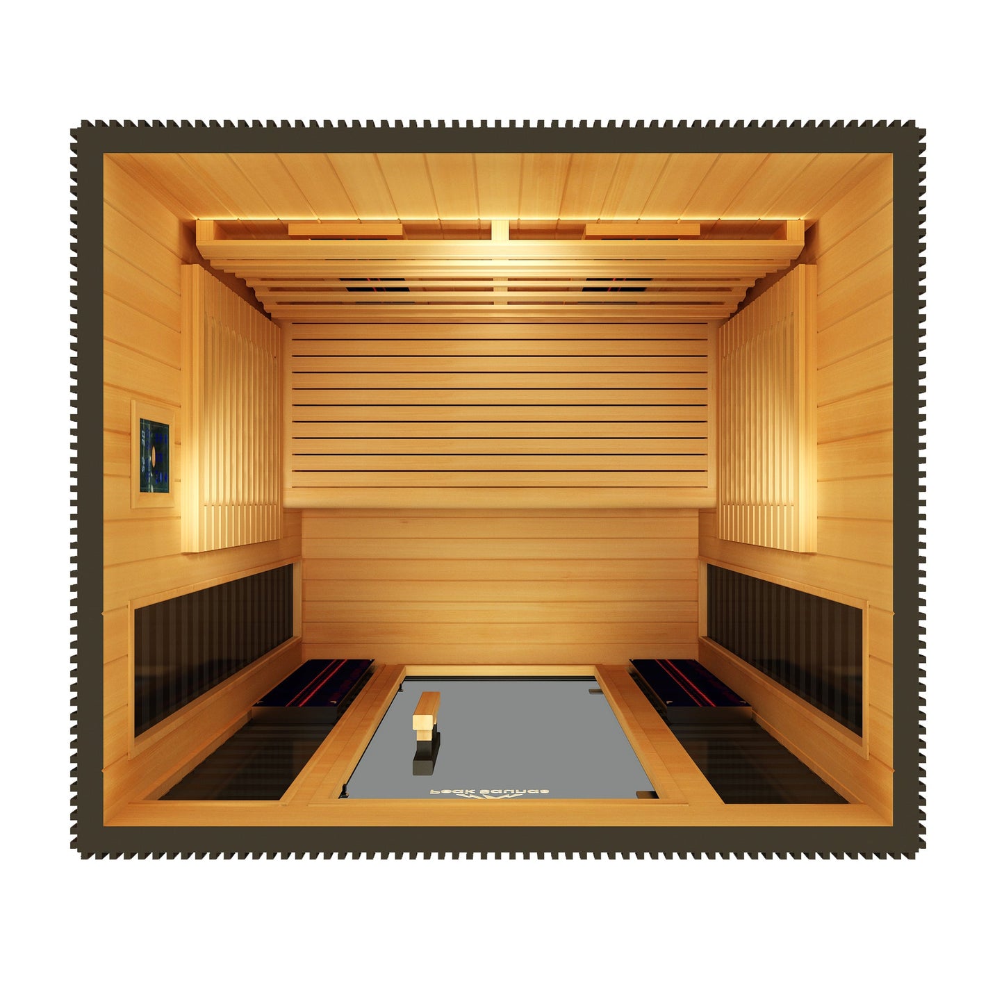 Peak Saunas Patagonia Luxury 2-Person Outdoor Full Spectrum Infrared Sauna with Smart WiFi App Control