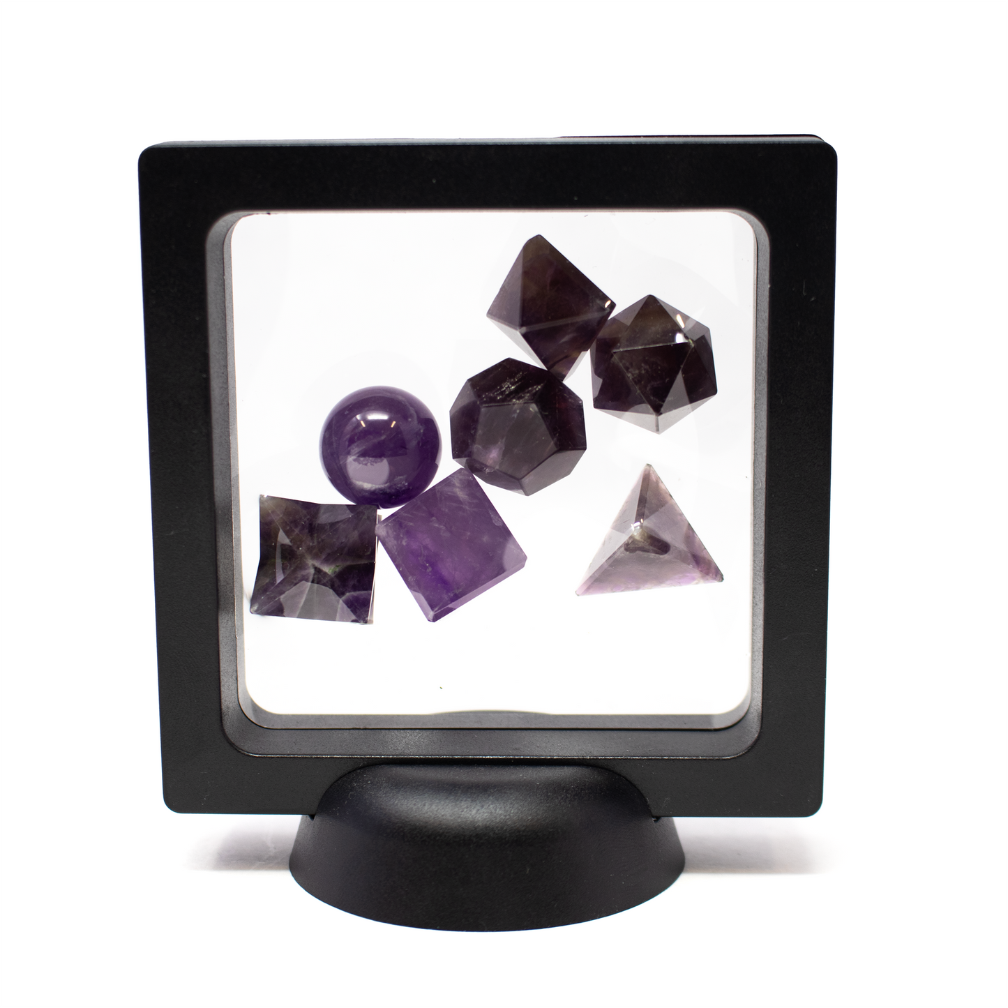 Amethyst Geometric Set 7 Pieces - Sacred Geometry