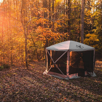 Tents™, G6 6-Sided Portable Gazebo, Easy Pop-Up Hub Screen Tent,
