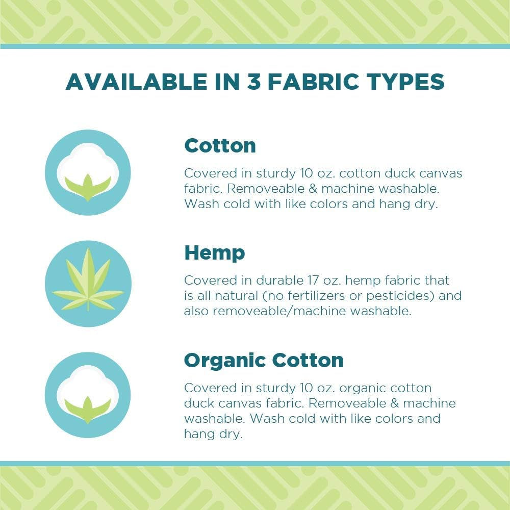 Hemp Zafu Meditation Cushion for Sitting on Floor, Hemp Yoga Pillow, Zafu Meditation Pillow, Zen Seiza Kneeling Prayer Pad Support - Made in USA - round Natural