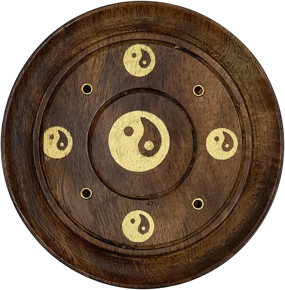 Incense Burner Holder Plate Tray Disk for Sticks Cones Ash Catcher Style #1